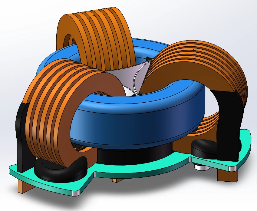 Flat-wire three-phase common-mode chokes for PV & energy storage
