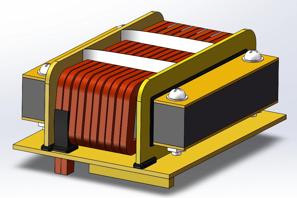 Flat-wire PFC inductors for PV & energy storage